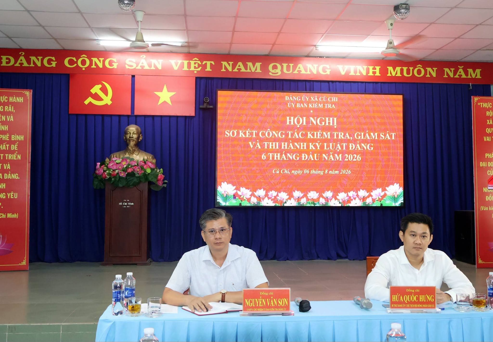SƠ KẾT CÔNG TÁC KIỂM TRA, GIÁM SÁT VÀ THI HÀNH KỶ LUẬT ĐẢNG 6 THÁNG ĐẦU NĂM 2026